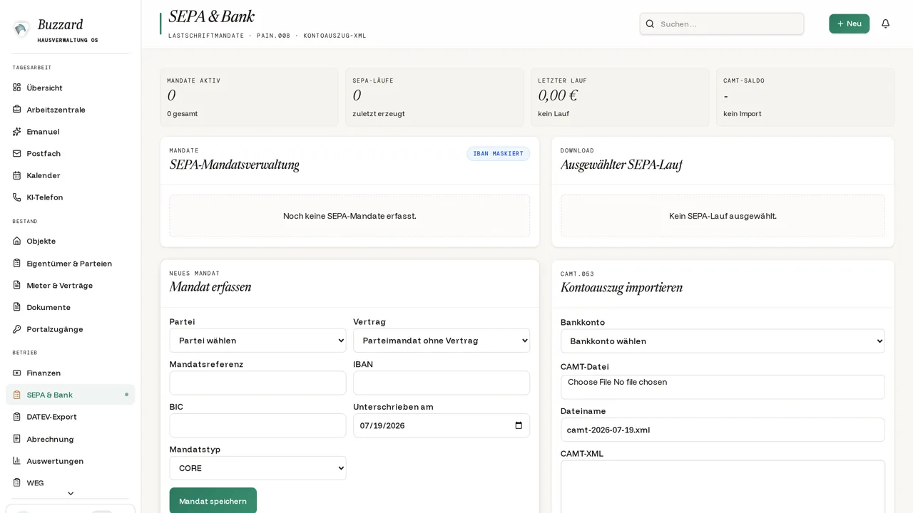 SEPA-Läufe in Buzzard